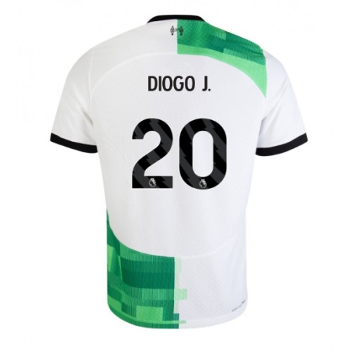 Fotballdrakt Herre Liverpool Diogo Jota #20 Bortedrakt 2023-24 Kortermet